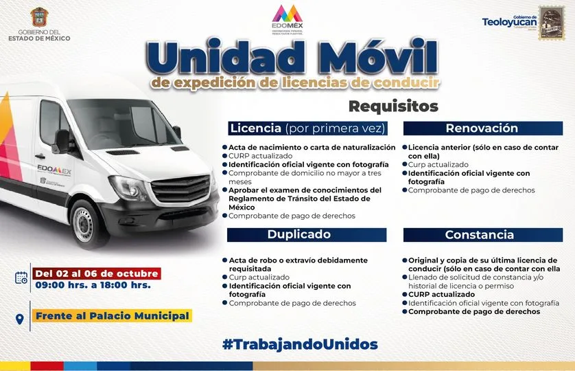 1695769953 Unidad Movil de Expedicion de Licencias de Conducir TrabajandoUnidos jpg