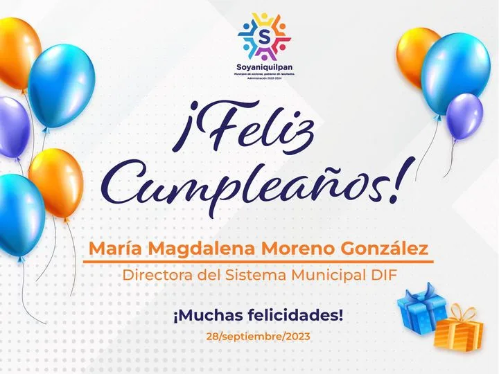 1695918589 Felicitamos a la Directora del Sistema Municipal DIF Maria Magdalena jpg