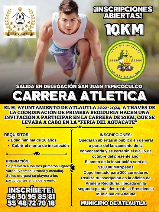 1695927435 INSCRIPCIONES ABIERTAS PARA LA PRIMERA CARRERA DEL AGUACATE QUE SE jpg