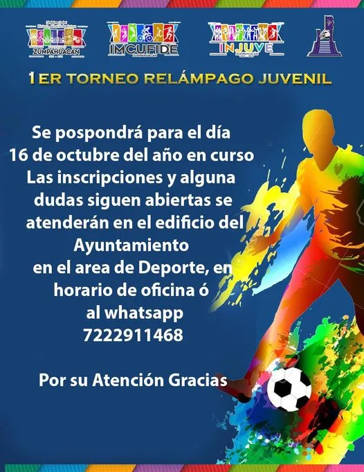 1696093572 El 1er torneo relampago juvenil se pospondra para el dia jpg