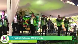 Banda Riverense en el 1o Festival TACO´nTodo Malinalco