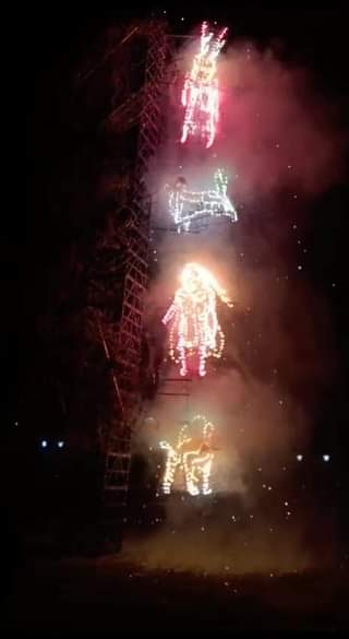 CONCLUYO LA QUEMA DEL CASTILLO EN LA FESTIVIDAD PATRONAL DE