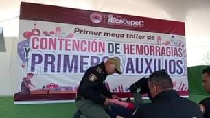 Esta manana personal de la Direccion de Proteccion Civil y