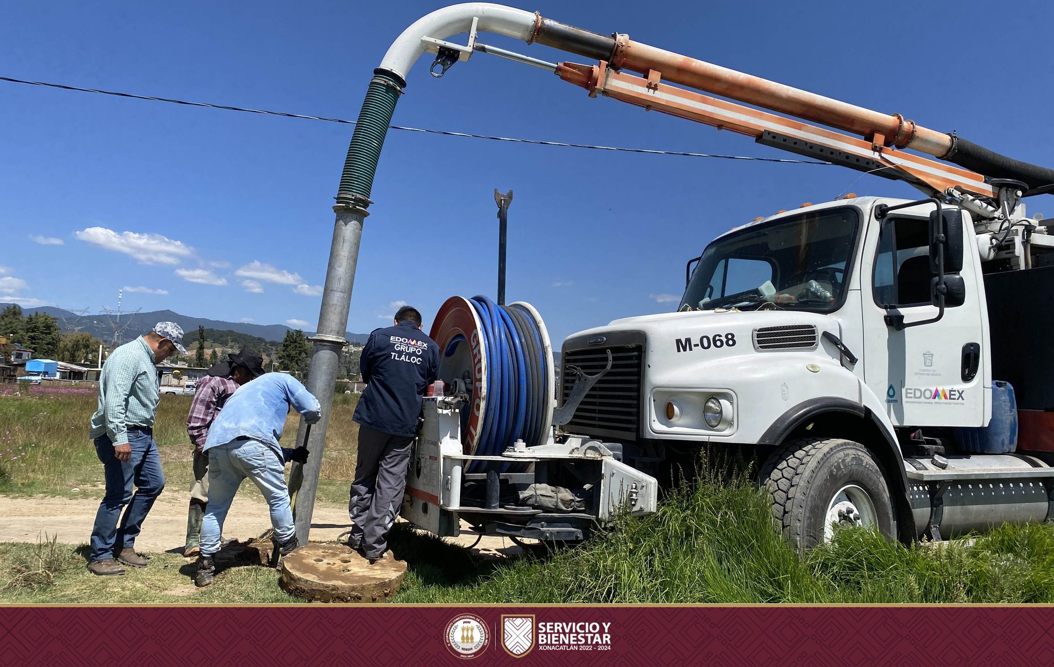 Gracias al trabajo entre la Coordinacion de Agua Drenaje y