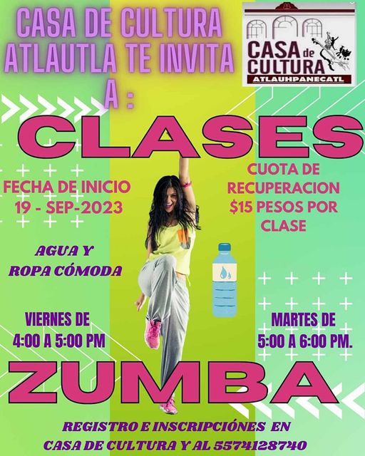 HOY INICIAN LAS CLASES DE ZUMBA Y AUN PUEDEN INSCRIBIRSE