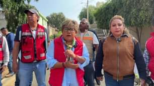 INFRAESTRUCTURA La Presidenta Municipal Cristina Gonzalez Cruz realiza recorr