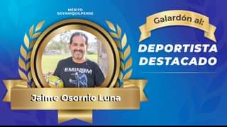 Jaime Osornio Luna participe en multiples campeonatos de futbol y