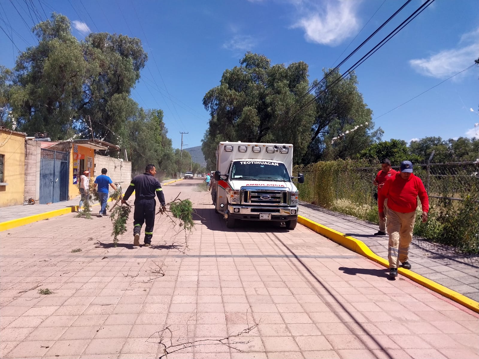 La Coordinacion de Proteccion Civil y Bomberos de Teotihuacan en