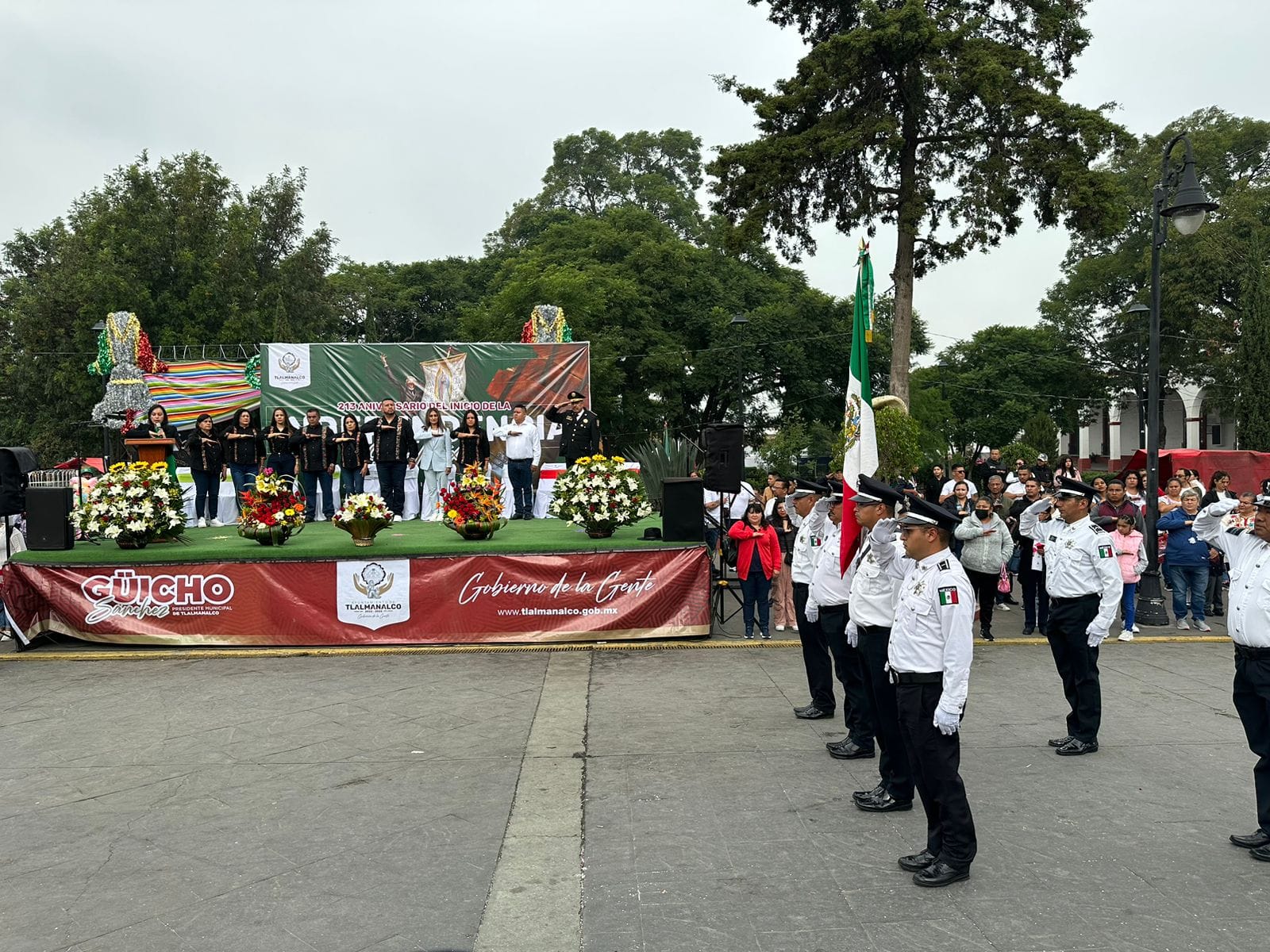 Llevamos a cabo la ceremonia civica y desfile conmemorativo del