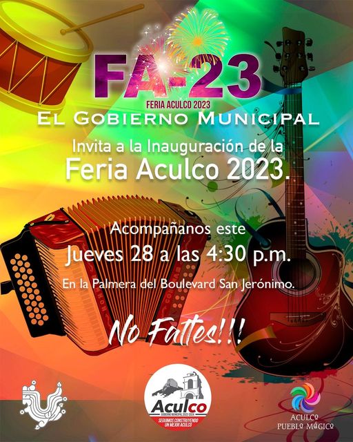 Los invitamos a disfrutar de la Feria Aculco 2023 acompananos