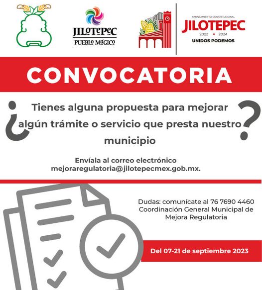 MejoraRegulatoria ¡Tu participacion es MUY IMPORTANTE Queremos saber tus prop