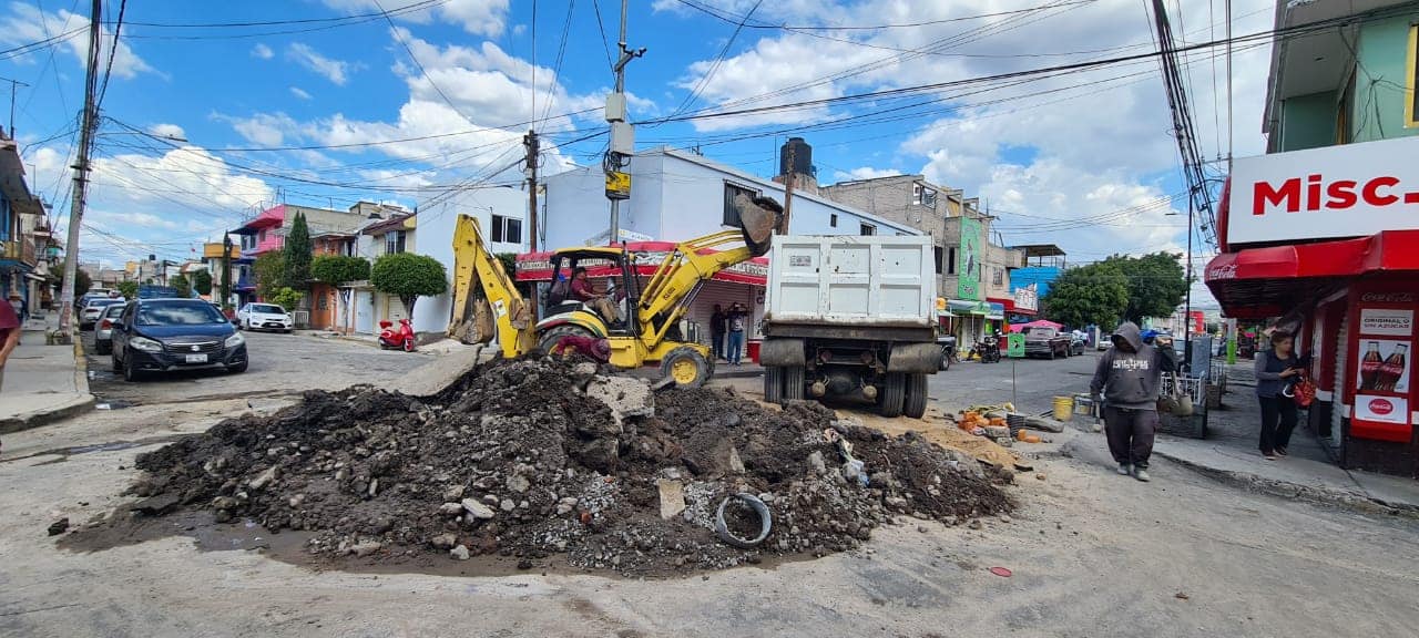 Se concluyeron los trabajos de reparacion de 2 fugas de