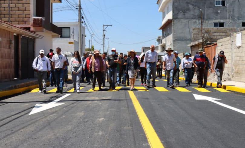 Supervision y entrega de la Calle Alejandrina en colonia La