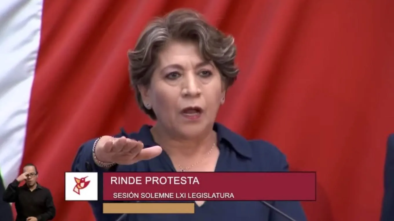 Toma de protesta de Delfina Gómez como gobernadora del Estado de México