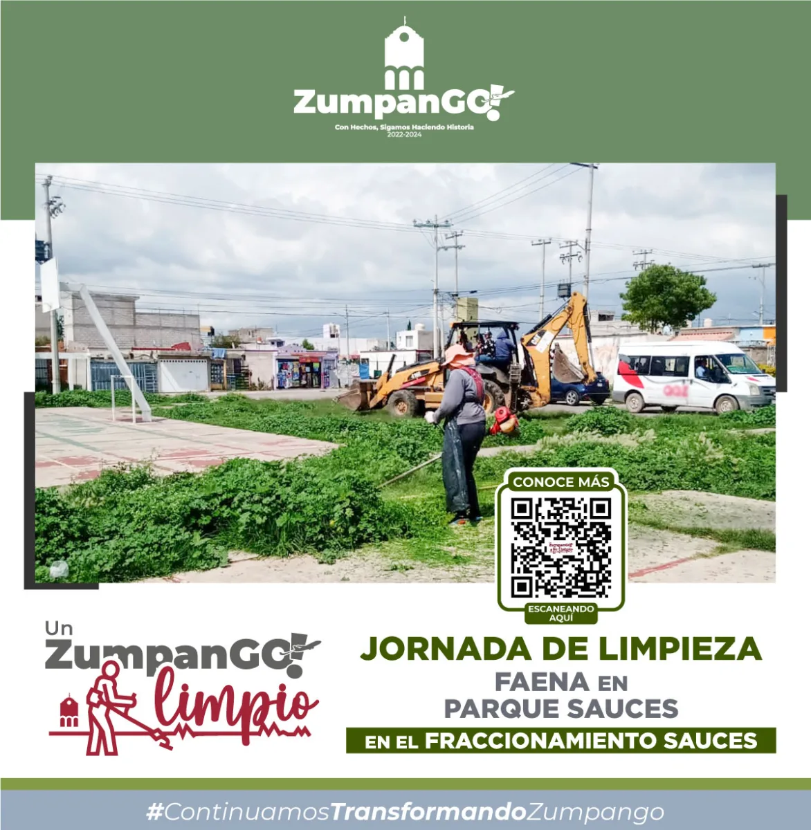 ¡Accion y compromiso por un Zumpango mas limpio El equipo