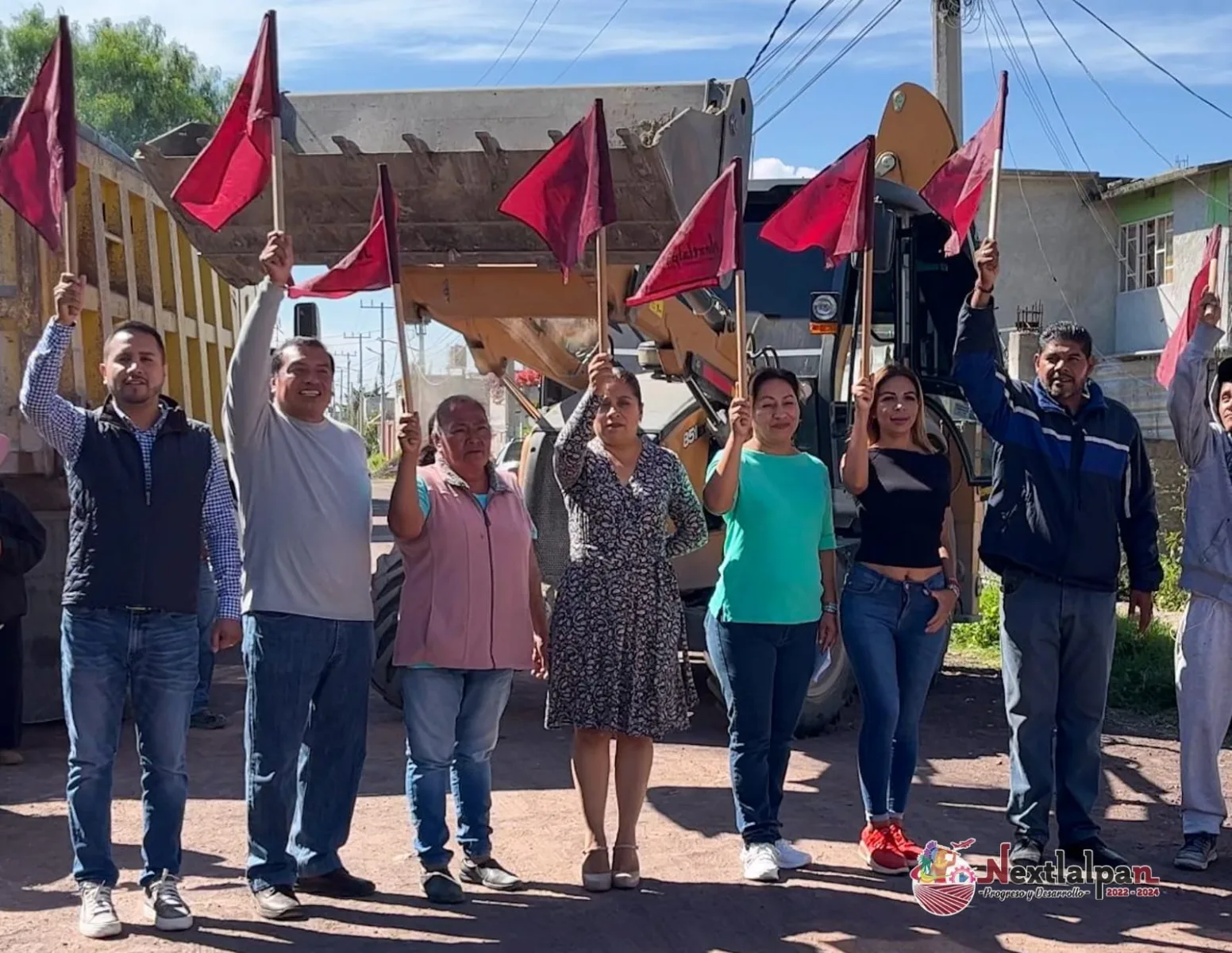 ¡Banderazo de inicio de obra en Aguiluchos Estamos emocionados de