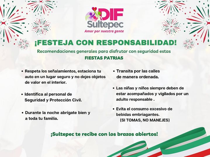 ¡Celebra las fiestas patrias con nosotros Disfruta junto a tu