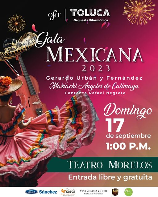 ¡Este domingo 17 de septiembre no te pierdas nuestra Gala