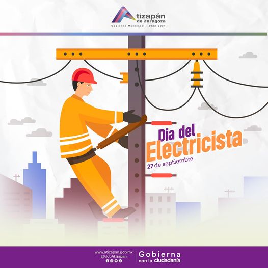 ¡Feliz dia del Electricista En especial a nuestro personal de