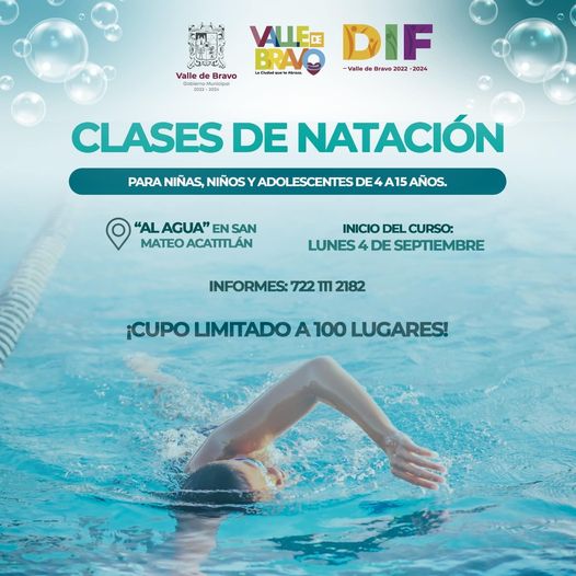 ¡Las y los invitamos a nuestras clases de natacion para