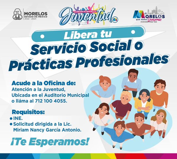 ¡Libera tu servicio social o practicas profesionales con nosotros PorElMorelo