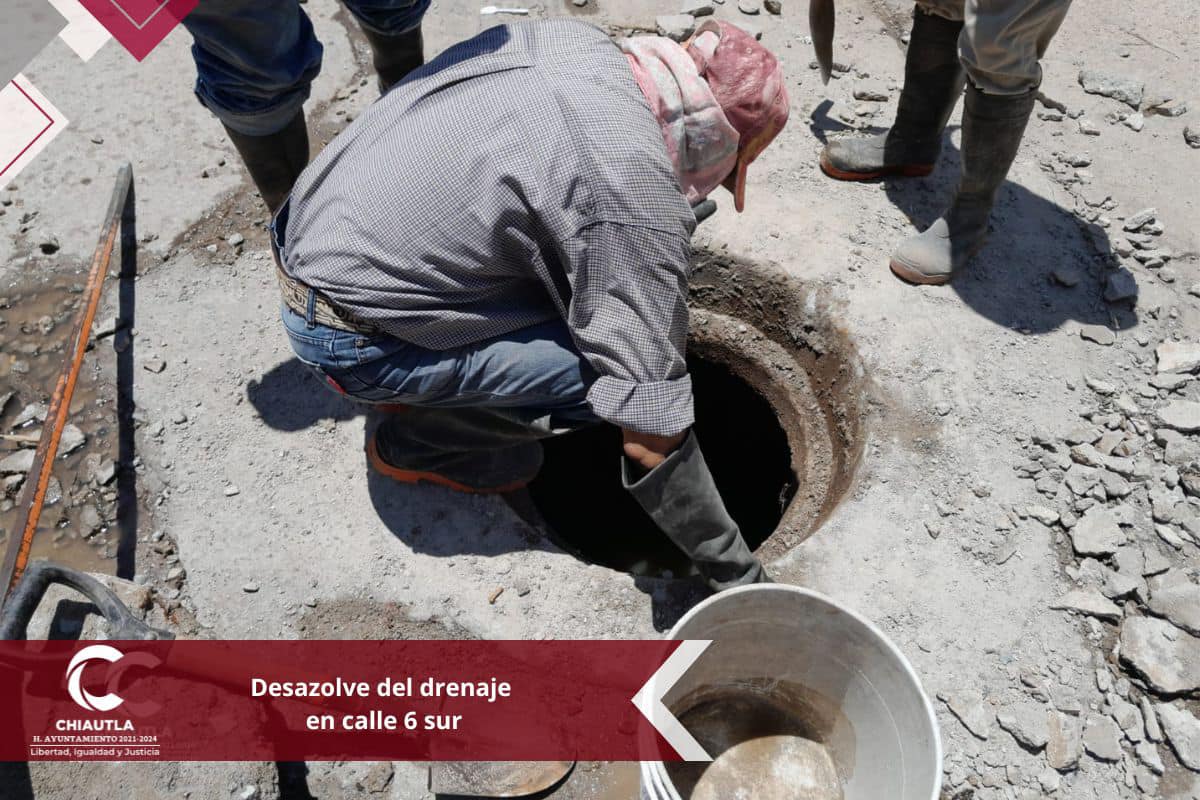 ¡Los trabajos no se detienen Se realizo el desazolve de