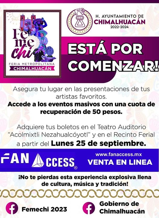 ¡No te quedes sin tus boletos Accede a los eventos