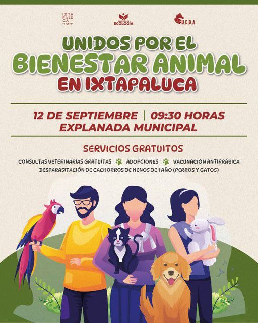 ¡Por nuestros animalitos No te pierdas todos los servicios que