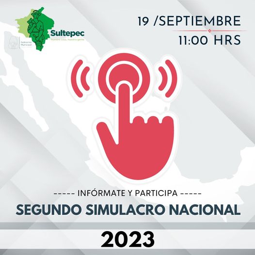 ¡Preparate para el Simulacro Nacional El dia de hoy a