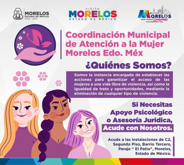 ¡Recuerda que la Coordinacion Municipal de Atencion a la Mujer