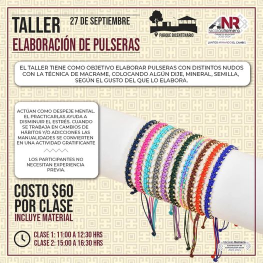 ¡Sumergete en la creatividad en nuestro Taller de Pulseras de