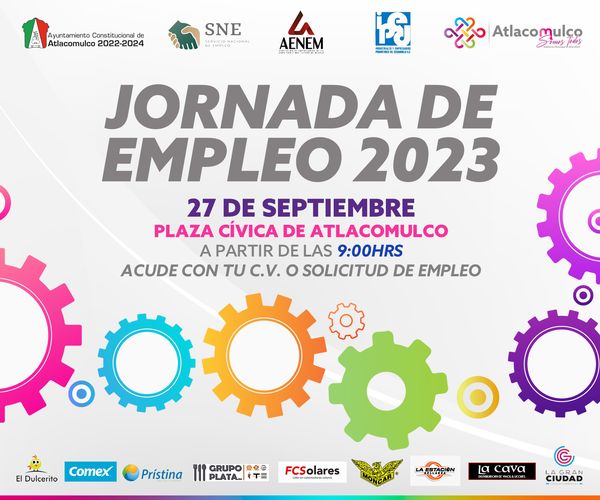 ¡Te invitamos a la Jornada de Empleo 2023 En Plaza