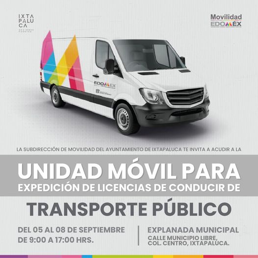 ¡Tramita tu Licencia de Conducir Acude a la Unidad Movil