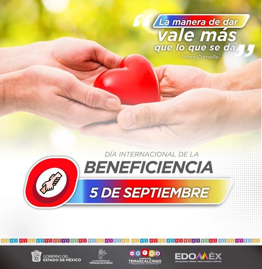 ¡¡Dia Internacional de la Beneficencia Cuando decimos que Ser