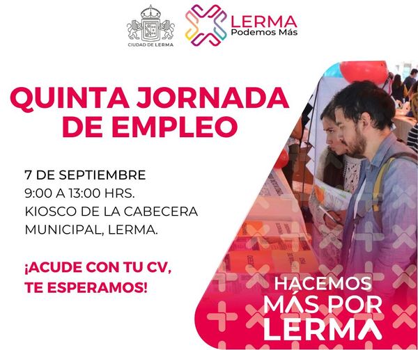 ¿Buscas empleo Acude a la quinta jornada de empleo y