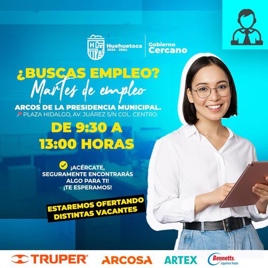 ¿Buscas una oportunidad laboral Acude con nosotros al Martes de