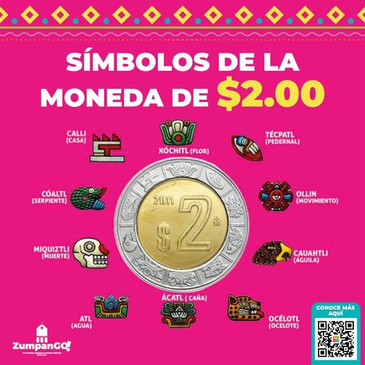 ¿Sabes que significan todos los simbolos en nuestra moneda de