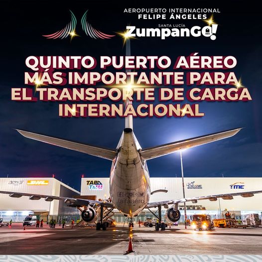 ¿Sabias que el Aeropuerto Internacional Felipe Angeles AIFA esta marcando