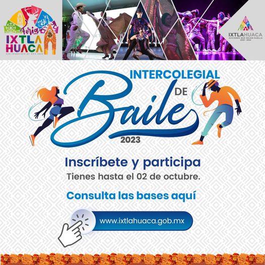 ¿Te gusta bailar Participa en el Primer Intercolegial de Baile