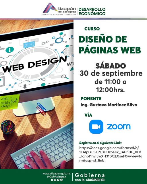 ¿Te gustaria aprender a Disenar Paginas WEB Registrate a nuestro