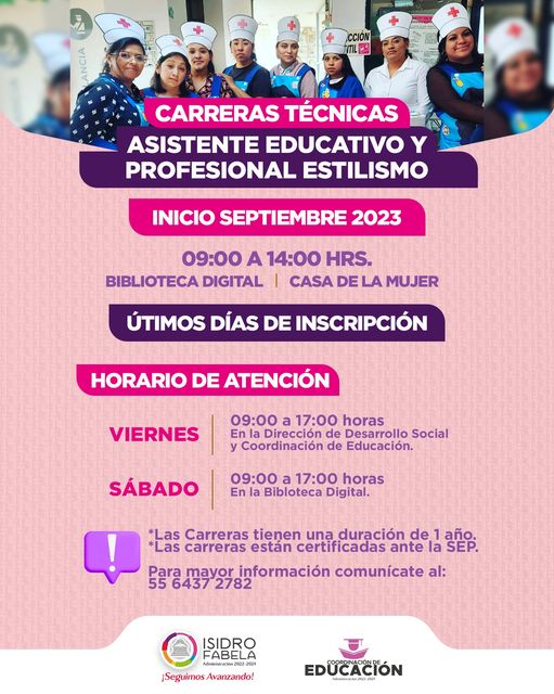 𝗖𝗔𝗥𝗥𝗘𝗥𝗔𝗦 𝗧𝗘́𝗖𝗡𝗜𝗖𝗔𝗦 𝗖𝗢𝗡 𝗖𝗘𝗥𝗧𝗜𝗙𝗜𝗖𝗔𝗖𝗜𝗢́𝗡 Ultimos dias para inscripcion No