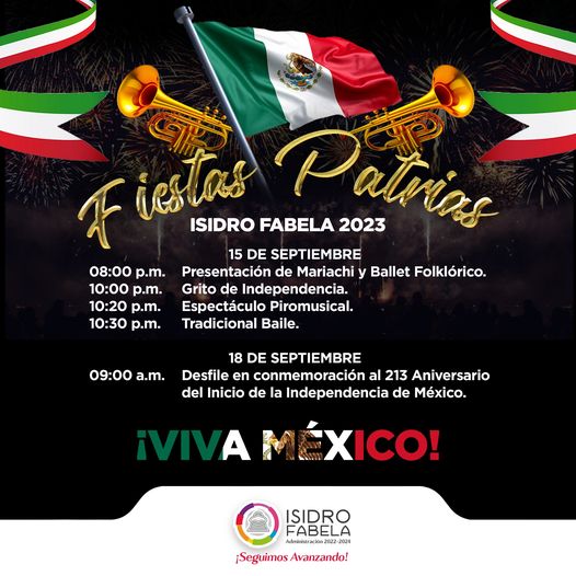 𝗚𝗥𝗜𝗧𝗢 𝗗𝗘 𝗜𝗡𝗗𝗘𝗣𝗘𝗡𝗗𝗘𝗡𝗖𝗜𝗔 Ven a celebrar las Fiestas Patrias