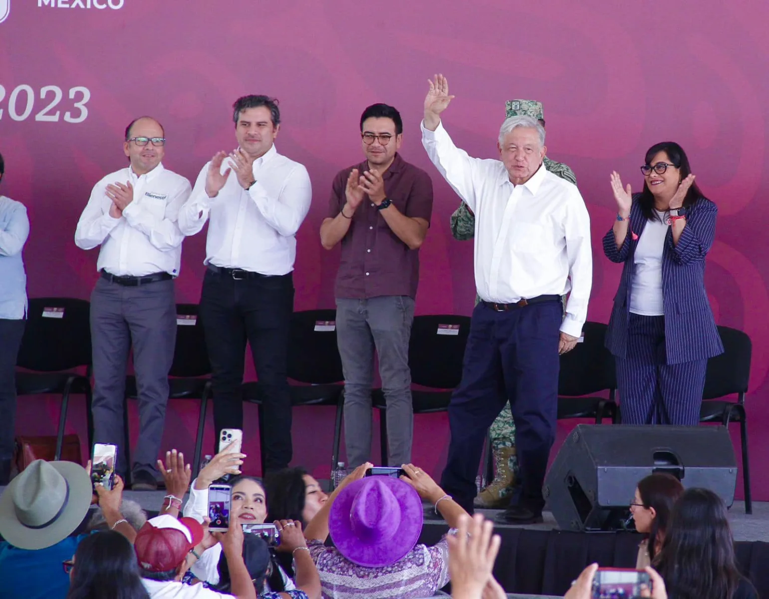 1696181010 833 Con alegria recibimos la visita de nuestro presidente Andres Manuel