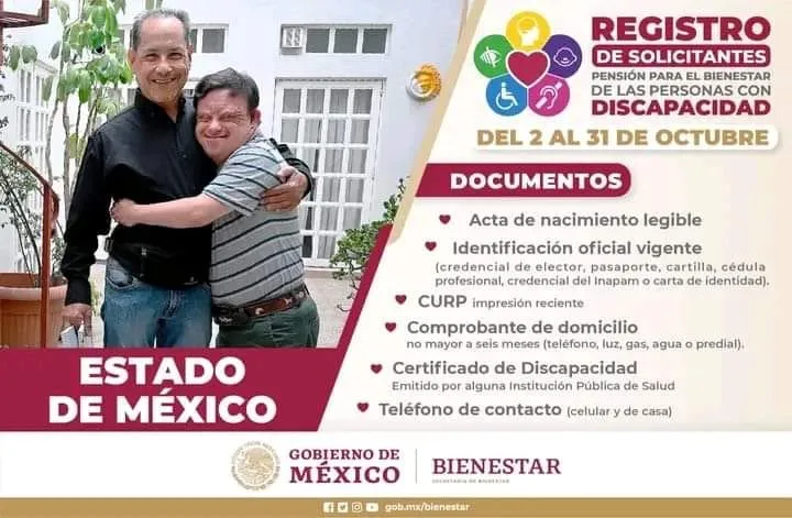 1696261960 ATENCION CHICONCUAC REGISTRO PENSION DISCAPACIDAD EN EDOMEX Del 2 al jpg