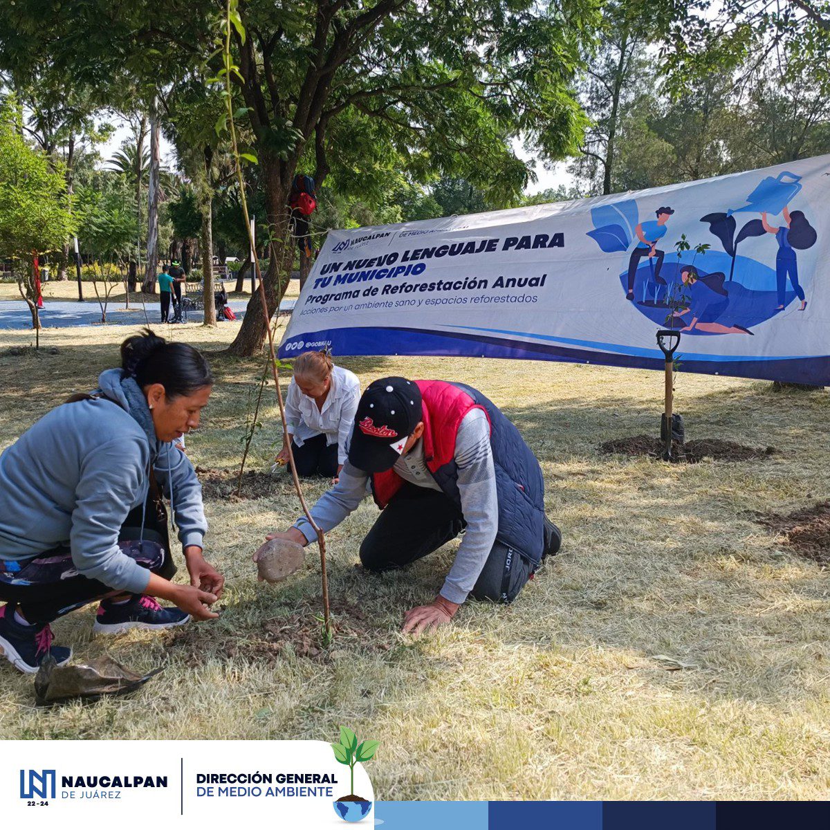 1696287527 777 Exitosa jornada de reforestacion en el Parque Correos en Ciudad