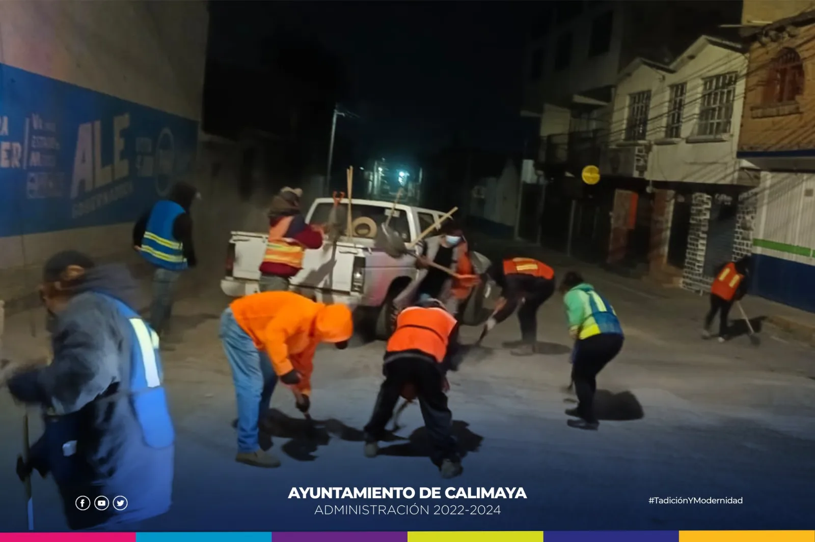 1696356815 El Programa de Barrido Nocturno continua en la Cabecera Municipal scaled