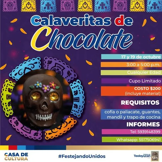 1696361247 Taller de Calaveritas de Chocolate El H Ayuntamiento a traves jpg