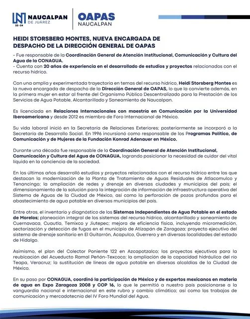 1696366696 COMUNICADO Nueva encargada de despacho de la direccion general del jpg