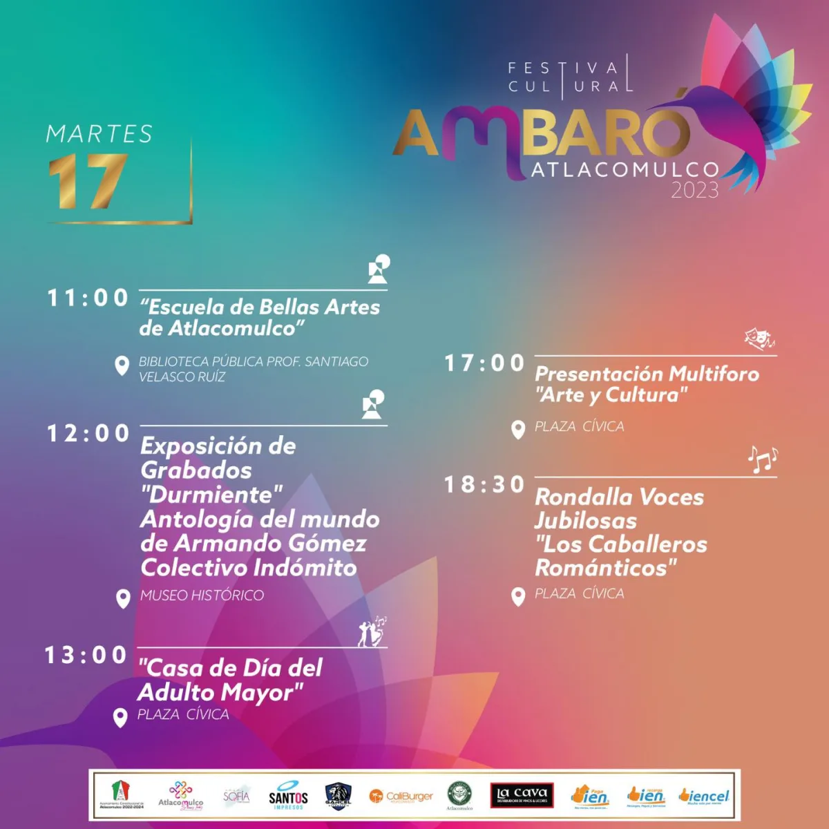 1696371319 701 ¡Conoce la programacion por dia del Festival Cultural Ambaro Participa