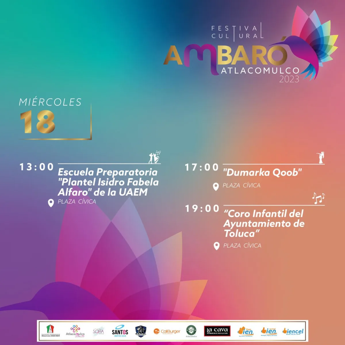 1696371325 553 ¡Conoce la programacion por dia del Festival Cultural Ambaro Participa